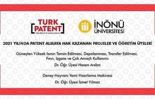 İki bilimsel araştırma projelerine patent