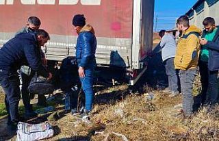 İki göçmenin tırdaki umuda yolculuğu Tekirdağ’da...