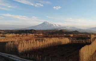 İrem Bağları ve Ağrı Dağı birlikte göz kamaştırıyor