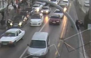 Isparta’da motosiklet kadına çarptı