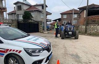 Jandarma ekiplerinden traktör ve tarım araçlarına...