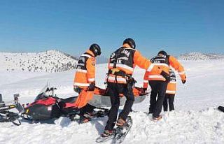 Jandarmadan kayak merkezinde afet tatbikatı