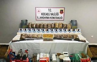 Kaçak sigara operasyonunda binlerce makaron ele geçirildi
