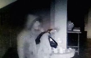 Kafeden 16 bin liralık hırsızlık kamerada