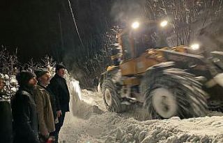 Kar kalınlığı 2 metreyi buldu, onlar hiç durmadı