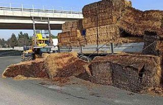 Karayolu samanlığa döndü