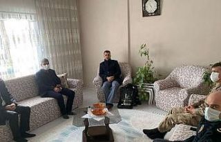 Kaymakam Savar’dan şehit ve gazi ailelerine ziyaret
