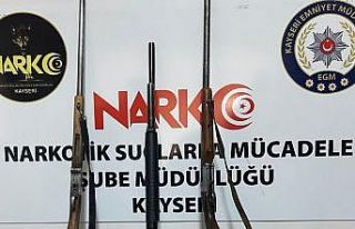 Kayseri’de 3 farklı uyuşturucu operasyonu: 5 gözaltı