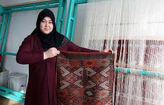 Kelkit Zilli Kiliminde 100 yıllık yeni desen bulundu