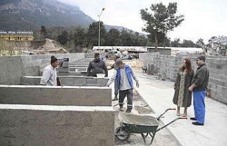 Kemer Belediyesi Hayvan Barınağı’nda iyileştirme...