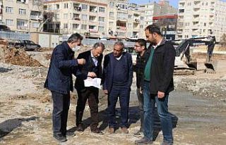 Kent meydanında çalışmalar başladı