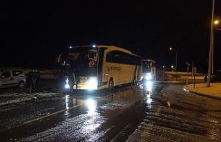 Kırklareli’de kar yağışı etkisini arttırdı