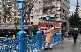 Kirliliği görünce çektiği fotoğrafları paylaşmaktan...