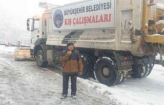 Kırsalda özverili kış çalışması