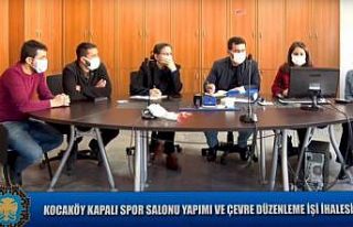 Kocaköy’de ilçesine çok amaçlı spor salonu