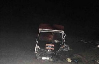 Kontrolden çıkan kamyonet takla attı: 3 yaralı