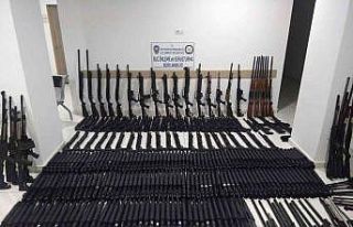 Konya’da 304 adet kaçak tüfek ele geçirildi