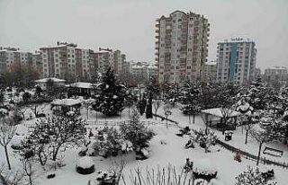 Konya’da karın keyfini çocuklar çıkardı