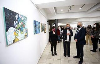 Kursiyerlerin 5 aylık emeği bu sergide