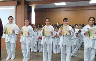 Kuşak sınavı heyecanı yaşandı