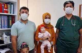 Lina bebek ANKA’da iyileşti