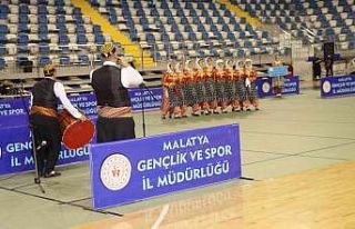 Malatya halk oyunları yarışması sona erdi