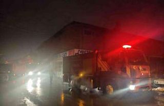 Malatya’da mobilya dükkanında yangın