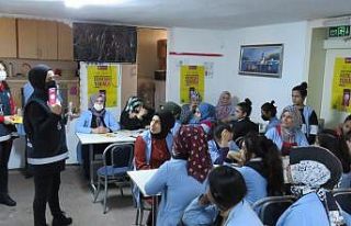 Malatya’da polis KADES’i anlattı