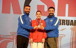 Malatyalı genç tekvandocu uluslararası turnuvada...