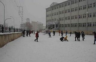 Malazgirt’te kar yağışı devam ediyor