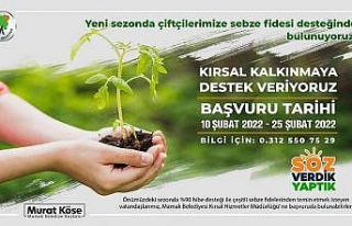 Mamak Belediyesi’nden kırsal kalkınmaya destek