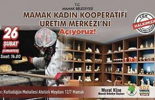 Mamak Kadın Kooperatifi Üretim Merkezi hizmete açılıyor