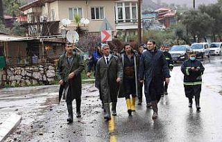 Marmaris Belediyesi, sağanak yağışla birlikte...