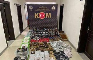Mersin’de 450 kilo kaçak nargile tütünü ele...