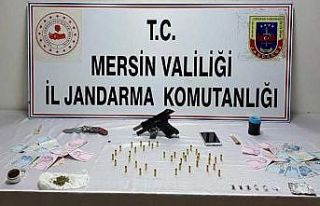 Mersin’de uyuşturucu ile yakalanan şüpheli tutuklandı