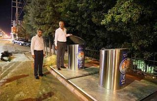 Mezitli’de çöp konteynerleri yer altına alınıyor