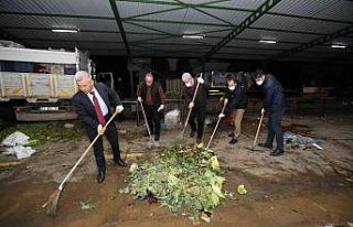 Mezitli’de kompost üretimine destek