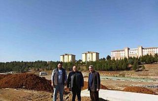 Millet Bahçesi çalışmaları hızla ilerliyor