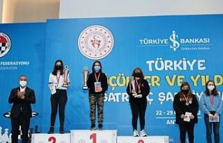 Muğla Büyükşehir sporcusu satrançta Türkiye...