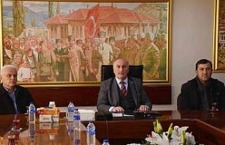 Muhtarlardan başkan Sözen’e teşekkür