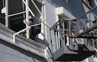 Mutfakta çıkan yangın korkuttu