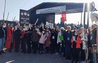 Öğrenciler, Hersek’te kuşları gözlemledi