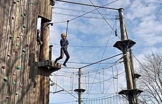 Öğrenciler Macera Parkının müdavimi oldu