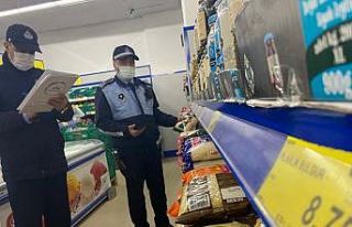 Önce alışveriş yaptılar, sonra denetlediler