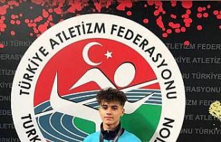 Osmangazili atletin madalya coşkusu