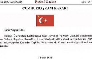 Özdemir Bayraktar’ın ismi ‘Samsun Havacılık...