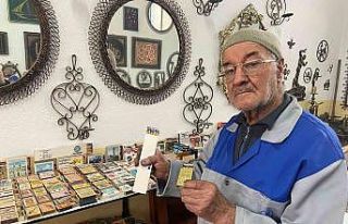 (ÖZEL) 62 yıldır kibrit kutusu biriktiriyor