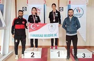 Pamukkaleli sporcular hafta sonu 24 madalya kazandı