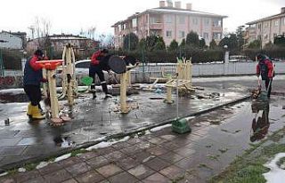 Parklar çocuklara hazırlanıyor