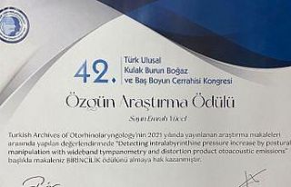 PAÜ Hastanesine özgün araştırmada birincilik...